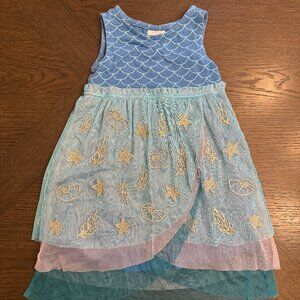 Disney x Hanna Andersson Ariel Tulle Dress, Size 85cm/2T